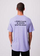 Afends Unisex Experiment - Unisex Hemp Retro Graphic T-Shirt - Violet - Afends unisex experiment   unisex hemp retro graphic t shirt   violet   streetwear   sustainable fashion