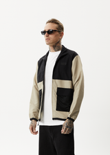 Afends Mens Checkmate - Recycled Check Spray Jacket - Multi - Afends mens checkmate   recycled check spray jacket   multi   streetwear   sustainable fashion
