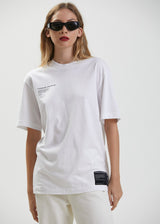 Afends Mens Reynolds - Unisex Organic Retro T-Shirt - White - Afends mens reynolds   unisex organic retro t shirt   white   streetwear   sustainable fashion