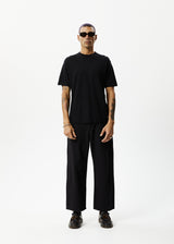 Afends Mens Classic - Hemp Retro T-Shirt - Black - Afends mens classic   hemp retro t shirt   black   streetwear   sustainable fashion