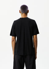 AFENDS Mens Classic - Hemp Retro T-Shirt - Black - Afends mens classic   hemp retro t shirt   black   streetwear   sustainable fashion