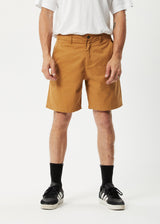 Afends Mens Ninety Twos - Recycled Chino Shorts - Chestnut - Afends mens ninety twos   recycled chino shorts   chestnut   streetwear   sustainable fashion
