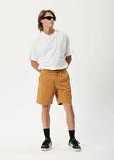 Afends Mens Ninety Twos - Recycled Chino Shorts - Chestnut - Afends mens ninety twos   recycled chino shorts   chestnut   streetwear   sustainable fashion