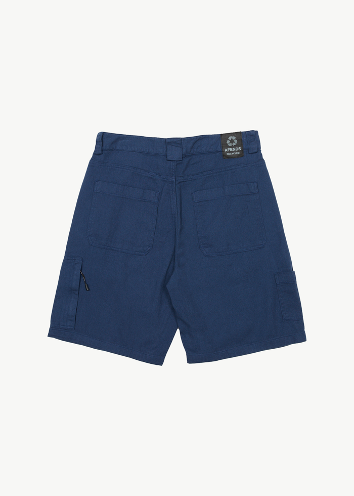 Afends Mens Harper - Recycled Carpenter Short 22" - Navy - Streetwear - Sustainable Fashion