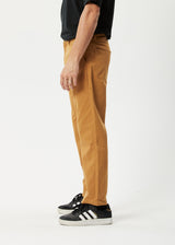 Afends Mens Ninety Twos - Recycled Relaxed Chino Pants - Chestnut - Afends mens ninety twos   recycled relaxed chino pants   chestnut   streetwear   sustainable fashion