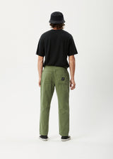 Afends Mens Ninety Twos - Recycled Twill Relaxed Pants - Cypress - Afends mens ninety twos   recycled twill relaxed pants   cypress   streetwear   sustainable fashion