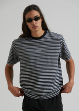 Afends Mens Ender - Recycled Striped T-Shirt - White - Https://player.vimeo.com/external/664077867.hd.mp4?s=f725ae679e0e10524afcc5bbd714858dd115d20b&profile_id=175