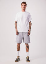 Afends Mens Louie - Organic Corduroy Shorts - Grey - Afends mens louie   organic corduroy shorts   grey   streetwear   sustainable fashion