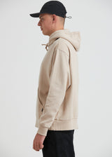 Afends Mens Machine - Recycled Hoodie - Bone - Afends mens machine   recycled hoodie   bone   streetwear   sustainable fashion