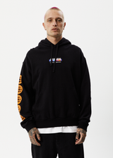 Afends Mens Question Everything - Recycled Hoodie - Black - Afends mens question everything   recycled hoodie   black   streetwear   sustainable fashion