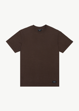 AFENDS Mens Classic - Retro Fit Tee - Coffee - Afends mens classic   retro fit tee   coffee   streetwear   sustainable fashion