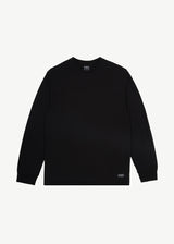 AFENDS Mens Essential - Long Sleeve Tee - Black - Afends mens essential   long sleeve tee   black   streetwear   sustainable fashion