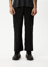 Afends Mens Richmond - Hemp Workwear Pants - Black - Afends mens richmond   hemp workwear pants   black   streetwear   sustainable fashion