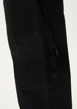 AFENDS Mens Richmond - Organic Denim Workwear Jeans - Washed Black - Afends mens richmond   organic denim workwear jeans   washed black   streetwear   sustainable fashion