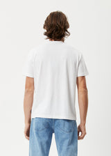 Afends Mens Thc - Hemp Slim Fit T-Shirt - White - Afends mens thc   hemp slim fit t shirt   white   streetwear   sustainable fashion