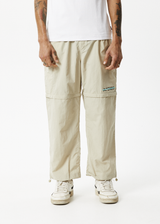 Afends Mens Antimatter - Recycled Zip Off Spray Pants - Cement - Afends mens antimatter   recycled zip off spray pants   cement   streetwear   sustainable fashion