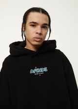 Afends Mens Earthling - Recycled Hoodie - Black - Afends mens earthling   recycled hoodie   black   streetwear   sustainable fashion