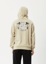 Afends Mens Choose Life - Recycled Hoodie - Cement - Afends mens choose life   recycled hoodie   cement   streetwear   sustainable fashion