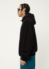 Afends Mens Calico - Recycled Hoodie - Black - Afends mens calico   recycled hoodie   black   streetwear   sustainable fashion