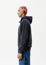 Afends Mens Bloom - Recycled Hoodie - Charcoal - Afends mens bloom   recycled hoodie   charcoal   streetwear   sustainable fashion