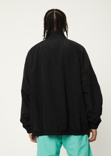 Afends Mens Eternal - Recycled Spray Jacket - Black - Afends mens eternal   recycled spray jacket   black   streetwear   sustainable fashion