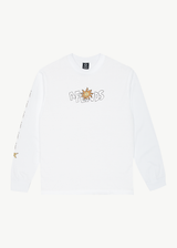 Afends Mens Sunshine - Long Sleeve Graphic T-Shirt - White - Afends mens sunshine   long sleeve graphic t shirt   white   streetwear   sustainable fashion