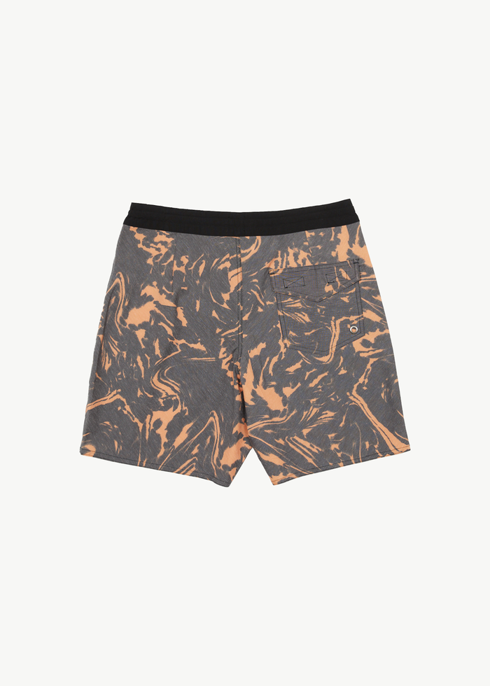 Afends Mens Marble -  Boardshorts 18" - Black - Streetwear - Sustainable Fashion