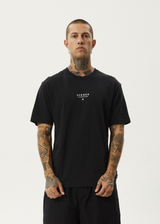 Afends Mens Space - Retro Fit Tee - Black - Afends mens space   retro fit tee   black   streetwear   sustainable fashion