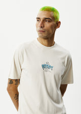 Afends Mens Enjoyment - Retro Fit Tee - Moonbeam - Afends mens enjoyment   retro fit tee   moonbeam   streetwear   sustainable fashion