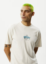 AFENDS Mens Enjoyment - Retro T-Shirt - Moonbeam - Afends mens enjoyment   retro t shirt   moonbeam   streetwear   sustainable fashion