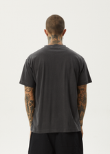 AFENDS Mens Star - Boxy T-Shirt - Stone Black - Afends mens star   boxy t shirt   stone black   streetwear   sustainable fashion