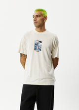 Afends Mens Dossy - Boxy Fit Tee - Moonbeam - Afends mens dossy   boxy fit tee   moonbeam   streetwear   sustainable fashion