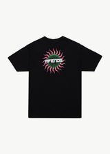 Afends Mens Solar Flare - Retro Fit Tee - Black - Afends mens solar flare   retro fit tee   black   streetwear   sustainable fashion