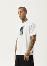 Afends Mens Space Junk - Boxy Fit Tee - White - Afends mens space junk   boxy fit tee   white   streetwear   sustainable fashion