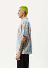 Afends Mens Position - Short Sleeve Shirt - Lake Check - Afends mens position   short sleeve shirt   lake check   streetwear   sustainable fashion