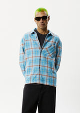 Afends Mens Position - Flannel Shirt - Lake Check - Afends mens position   flannel shirt   lake check   streetwear   sustainable fashion