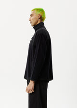 Afends Mens Message - Fleece Pullover - Black - Afends mens message   fleece pullover   black   streetwear   sustainable fashion