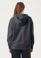 Afends Womens Dua - Recycled Hoodie - Charcoal - Afends womens dua   recycled hoodie   charcoal   streetwear   sustainable fashion
