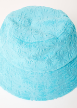Afends Unisex Moon - Hemp Terry Bucket Hat - Blue Daisy - Afends unisex moon   hemp terry bucket hat   blue daisy   streetwear   sustainable fashion
