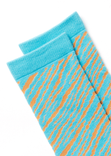 Afends Unisex Adi - Hemp Crew Socks - Blue Stripe - Afends unisex adi   hemp crew socks   blue stripe   streetwear   sustainable fashion