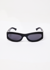 Afends Unisex Platinum J - Sunglasses - Gloss Black - Afends unisex platinum j   sunglasses   gloss black   streetwear   sustainable fashion