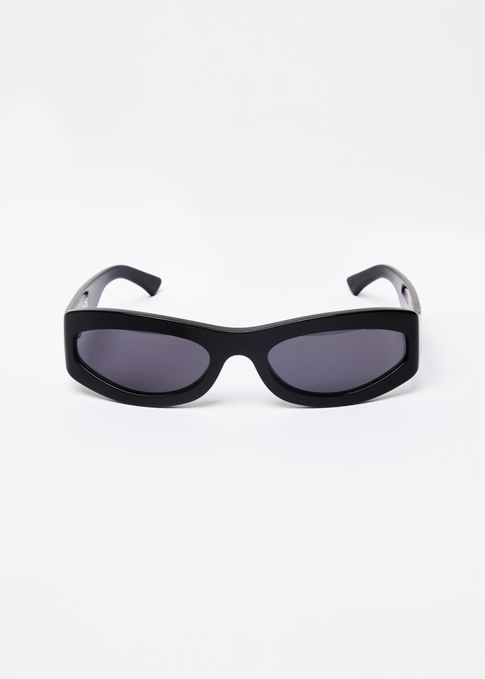 Afends Unisex Platinum J - Sunglasses - Gloss Black - Streetwear - Sustainable Fashion