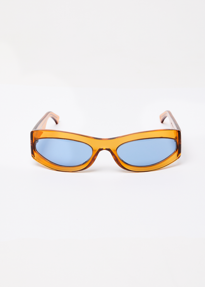 Afends Unisex Platinum J - Sunglasses - Clear Orange - Streetwear - Sustainable Fashion