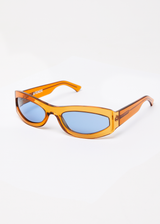 Afends Unisex Platinum J - Sunglasses - Clear Orange - Afends unisex platinum j   sunglasses   clear orange   streetwear   sustainable fashion