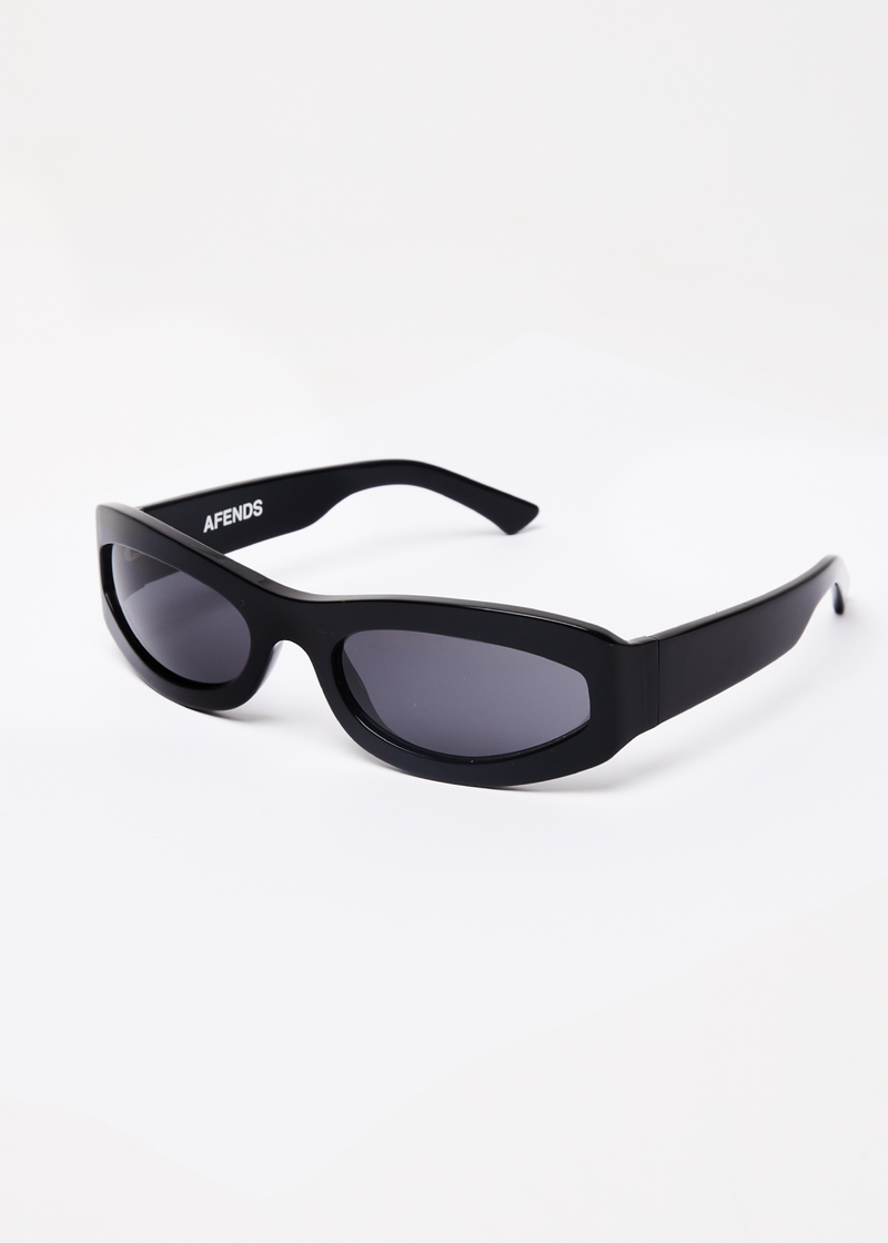 Afends Unisex Platinum J - Sunglasses - Gloss Black