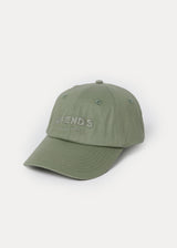 AFENDS Mens Questions -  Six Panel Cap - Eucalyptus - Afends mens questions    six panel cap   eucalyptus   streetwear   sustainable fashion