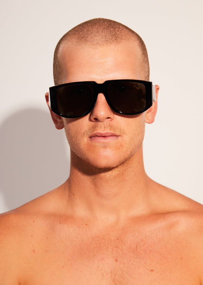 Afends Unisex Sherbert - Sunglasses - Gloss Black - Streetwear - Sustainable Fashion