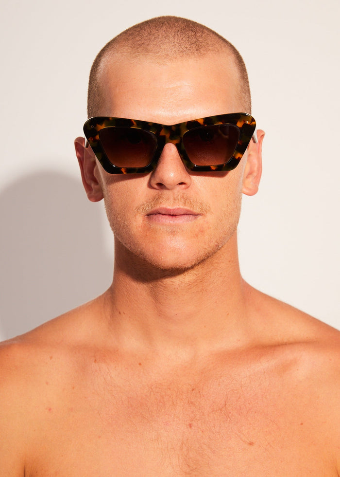 Afends Unisex Sundae Driver - Sunglasses - Brown Shell - Streetwear - Sustainable Fashion