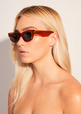 Afends Unisex Clementine - Sunglasses - Clear Orange - Afends unisex clementine   sunglasses   clear orange   streetwear   sustainable fashion