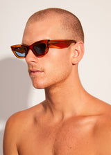 Afends Unisex Clementine - Sunglasses - Clear Orange - Afends unisex clementine   sunglasses   clear orange   streetwear   sustainable fashion